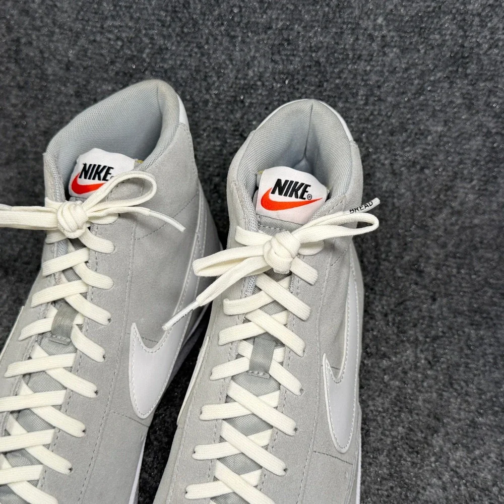 Nike Blazer Mid 77 Shoes Men's 13 Light Smoke Grey White Athletic Retro Sneakers